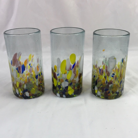 Handmade Other - Handblown Glasses/Vases Set of 3